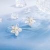 Pendientes de flores tridimensionales, pendientes de pétalos retro para mujer, temperamento de súper hada 2022, nuevos pendientes de moda de nicho