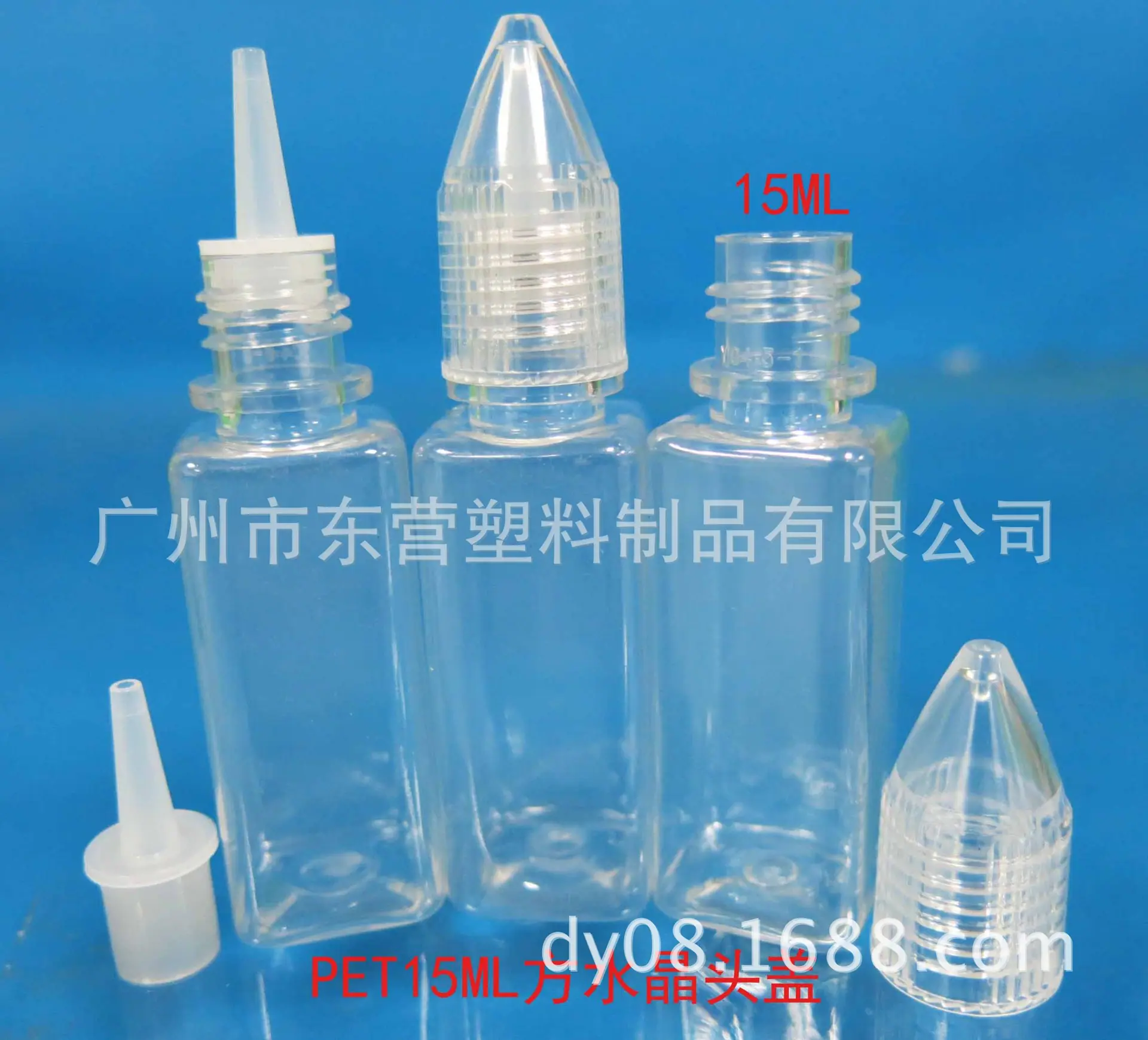 PET15ML方水晶头盖