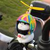 Adornos de Bicicleta Muñeco Gatito para Coche Coche Eléctrico Motocicleta Libélula de Bambú Casco Adornos de Coche a Batería