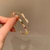 Pulseira de Casal de Cristal e Pérola de Luxo Leve de Alta Qualidade para Mulheres, Nicho Exquisito, Nova Tendência 2025, Pulseira para Melhor Amiga
