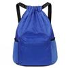 Mochila deportiva ligera con bolsillo para corsé, portátil, para entrenamiento de fútbol, baloncesto y natación, con cordón y logotipo imprimible.