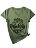 Amazon Wish Sitio Independiente Cómodo y Elegante Cuello en V para Mujer ¡Advertencia! La Camiseta de Manga Corta para Niña