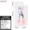 Curvador de Cílios Novice Symphony com Cabo de Borboleta Portátil de Longa Duração Assistente para Cílios Postiços com Pente Curvador de Cílios
