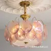 Lámpara de techo de crema estilo francés para dormitorio, Nueva lámpara estilo vintage 2025 para dormitorio principal, Iluminación de lujo retro para comedor