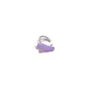 Ear Cuff de Esmalte Frío Colorido Dopamina Coreana y Japonesa Diseño Original de Nicho Forma de Corazón Incrustado de Circonitas Sin Perforación