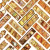30 Série de Marcadores de Livro Criativos de Desenho Animado Transfronteiriços Formato Especial Amarelo Decoração de Caderno Simples Atacado Livro de Cartão Branco