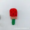 Brincos Coloridos de Picolé de Crochê de Lã Feitos à Mão, Presilhas de Cabelo, Faixas de Cabeça, Chapéus, Decorações, Pingentes de Chave