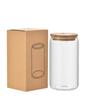 Copo Espiral Amazon para Coca-Cola, Cerveja, Café, Água, Pote de Vidro Mason com Tampa de Bambu, Copo com Canudo