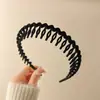 Venta al por mayor de fábrica paquete de cabello diadema para el cabello diadema nueva para mujer para lavarse la cara con dientes antideslizante para cabello corto rebelde pinza para el cabello cueva para el cabello