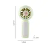 Mini Ventilador de Mão Pequeno Modelo Recarregável Turbo Vento Forte Portátil ao Ar Livre Grande Volume de Ar Estudante Novo Modelo Ventilador de Mão