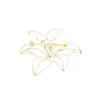 Broche de Lírio Recortado para Comércio Exterior, Alfinete de Lapela Feminino de Alta Qualidade, Anti-Exposição, Acessórios de Vestuário para Corsage de Alta Qualidade
