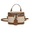 2025 Nuevo Estilo Elegante Empalme Moda Bolso de Mano Bolso Cruzado Casual de Moda para Mujer Estilo Occidental Bolso de Hombro Simple