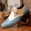 Sapatos Masculinos de Couro Formais Casuais para Primavera e Verão Sapatos Brogue com Couro Esculpido Tamanho Grande 48 Sapatos Masculinos Modernos e Versáteis
