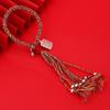 Pulseira de Oração Original de Alta Qualidade, Pulseira Trançada à Mão com Nó Xizang para Homens e Mulheres, Estilo Grosso com um Toque de Sofisticação
