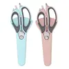 Tijeras Domésticas Personalizadas, Tijeras Desmontables para Alimentos, Tijeras Magnéticas de Cocina, Tijeras Acrílicas Rojas de Acero Inoxidable para Refrigerador