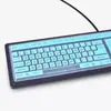 Cubierta Protectora de Teclado a Prueba de Polvo e Impermeable Película de Silicona Transparente Protectora Cóncava y Convexa de Escritorio Almohadilla de Película para Teclado de Portátil