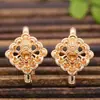 Nuevo colgante de solapa de presión con soporte vacío para cheongsam, joyería de estilo chino, adornos colgantes de ropa china, broche de ramillete de cobre fundido de 16 x 25 mm