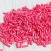 Novo produto 2x 6mm contas espirais de tubo de cor sólida contas artesanais faça você mesmo contas soltas contas de arroz de vidro material de pulseira colar