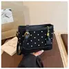 Bolso Versátil de Nicho Estilo Coreano para Mujer 2025 Otoño e Invierno Nuevo Gamuza Patrón de Rombo Casual Bolso de Hombro Cruzado Hobo