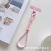 Pulseira de Pulso para Celular com Almofada, Estilo Curto, High-End, Retrátil, Ajustável, Multifuncional, Chaveiro Anti-Perda, Anti-Roubo, Cordão para Celular