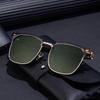 Gafas de Pesca Polarizadas, Versátiles Nuevas Gafas de Sol Cat-Eye de Moda Europeas y Americanas, Gafas de Sol Personalizadas de Moda para Hombre para Protección Solar al Aire Libre