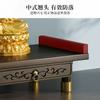 Nueva Mesa Colgante de Pared de Estilo Chino Pequeño Estante de Almacenamiento Dios de la Riqueza Estatuas de Buda Base Elevada Santuario Budista Guanyin Estuche para Incienso
