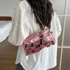 Bolso Bandolera con Cadena para Mujer 2026 Nuevo Bolso de Mano con Lentejuelas Bolso de Hombro Cuadrado Pequeño con Textura de Nicho de Moda