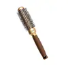 Peine de rodillo de cerámica, juego de peines de placa grande, juego de peinado con aire térmico, peine rizador cilíndrico, peine de rodillo, cerdas de tubo de aluminio