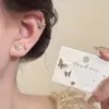 Set Semanal de Aretes de Venta Caliente Transfronterizo Estilo Coreano Aleación Mariposa Animal Corazón Simple Moda Aretes para Mujer
