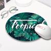 Mouse pad redondo de borracha de tamanho pequeno desenho animado fofo personalidade criativa atacado mouse pad mouse pad de borracha