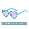 Nuevas Gafas de Sol para Niños Estilo Coreano Corazón de Durazno 2022 Gafas de Sol con Borde de Flores de Gelatina Degradado Amor Bebé Gafas de Sol Lindas