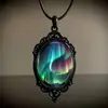 Collar Nuevo Transfronterizo Europeo y Americano Colgante de Murciélago Cruz Gótica Bruja Halloween Joyería