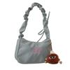 Bolso Pequeño Moderno y Sencillo para Mujer, Estilo Nuevo Otoño e Invierno 2023, Bolso de Hombro Fresco y Artístico, Bolso Bandolera Plisado de Axila para Viajeros