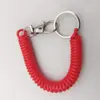 Fábrica em estoque atacado cor plástico corda de mola EVA linha de telefone corda de celular chaveiro cordão elástico telescópico