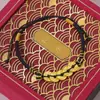 Pulsera de Hilo Rojo Tejida a Mano con Monedas de los Cinco Emperadores en Oro Arena, Hecha a Mano con Nudo de Diamante, Nueva Tendencia Nacional Estilo Chino Hilo Tejido a Mano