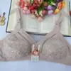 Guilihua 368 Lingerie de Verão Sem Esponja e Sem Arame para Mães, Lingerie para Meia-Idade e Idosos, Sutiã Fino Respirável com Duas Fileiras de Botões