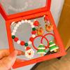 Pulseras Navideñas Más Vendidas, Pulseras Hechas a Mano, Pulseras Coloridas, Regalos de Navidad, Joyería Versátil al por Mayor, Joyería para Niños
