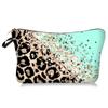 Bolsa de cosméticos de poliéster impermeable con letras de boda transfronterizas, bolsa de almacenamiento portátil con cremallera y cambio de papelería y artículos de tocador con forma de estrella