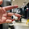 Llavero de cachorro lindo de dibujos animados, muñeco de plástico blando tridimensional, accesorio para mochila, llavero de coche, regalo pequeño, venta al por mayor