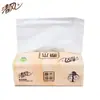 Pañuelo Qingfeng de Pulpa de Madera Pura 3 Capas 100 Hojas/Paquete, 4 Paquetes de Pañuelos Faciales y Servilletas, Diseño Extraíble para Uso en Casa