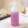 Botella de Spray de Plástico para Peluquería Modelo Nuevo Transfronterizo 110ml Incrustada con Pedrería, Polvo en Spray para Belleza y Peluquería, Polvo Brillante Dorado y Plateado, Botella Recargable para Polvo Seco