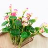 Pequeno Lótus Ninfeia Decoração de Casa Hotel Aquário Ornamentos Decoração de Engenharia Flores Atacado Plantas Verdes Mais Vendidos Alta Simulação