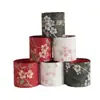 Serie Flores Espléndidas de Año Nuevo Cubo para Abrazos Ramo de Nochevieja Caja Redonda para Regalo DIY Arreglo Floral Cubo Venta al por Mayor