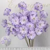 Flores Artificiais Coloridas Estilo Monet Flores Falsas Atacado Verde Roxo Arranjo de Casamento Cenário Decoração de Paisagismo