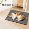 Nueva alfombrilla para gatos, resistente a los arañazos, fácil de limpiar, suave, cómoda, apta para la piel, alfombrilla para dormir de gato, alfombrilla de suelo para gatos, accesorios para mascotas