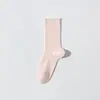 Calcetines Apilados Verano Hielo Calcetines de Hielo Delgados A prueba de Olores Absorbentes de Sudor Calcetines de Luna Malla Transpirable Sin Costuras Sueltos Algodón Puro Calcetines de Media Caña