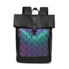 Mochila para hombre, diseño de cierre enrollable, impermeable, adecuada para laptops, uso diario y de viaje, gran capacidad