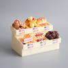 Mini Suporte de Pão Miniatura Simulação Pão Comida Brincar Sobremesa Modelo Enfeites Resina Comida Brinquedos de Brincar para Crianças