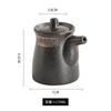 Olla para condimentos Olla para salsa de soya Botella para condimentos japoneses Olla de flor de cerezo Tarro para condimentos Olla para aceite Vajilla de cerámica bajo cubierta creativa y personalizada