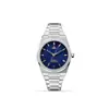 Reloj Vivian Rose Powder Reloj Rosa Oscuro Occidental Reloj de Cuarzo Saturno Banda de Acero Reloj para Mujer Pequeño Azul V Pequeño Reloj Dorado
